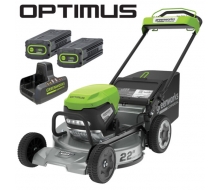 GREENWORKS OPTIMUS 82V 22" ALLOY BASE SEL PROPELLED MOWER ATM22 KIT